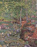 Ferdinand Hodler The Forest Interior near Reichenbach (nn02) oil